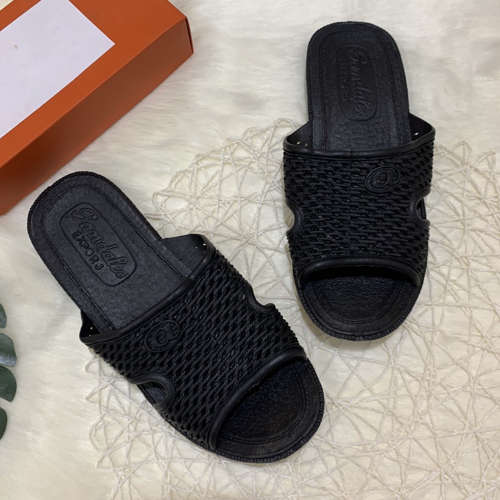 [Free ship 0đ] Dép tổ ong đen huyền thoại